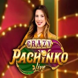 Crazy Pachinko logo by Evolution Winny Casino