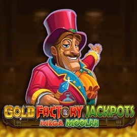 Enjoy Gold Factory Jackpots Mega Moolah by Aurum Signature Studios – logo hosted on winny-casino.org