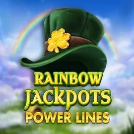 Rainbow Jackpots Power Lines slot icon by Red Tiger Gaming, available at Winny Casino