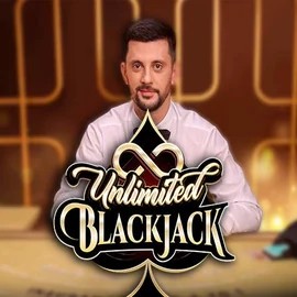 Unlimited Blackjack game by Ezugi – logo hosted on Winny Casino